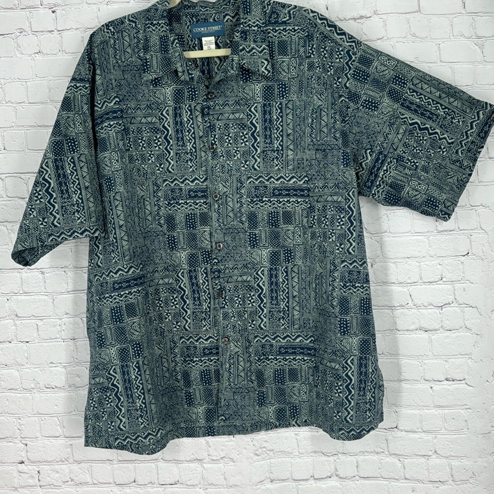 Cooke Street Honolulu Men’s 2XL Men’s cotton short sleeve shirt